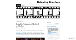 Desktop Screenshot of defeatingboredom.com